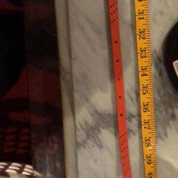 Micheal Kors M-LG Orange belt laser cut 1/4” wide gold hang tag  tangerine - Picture 9 of 10